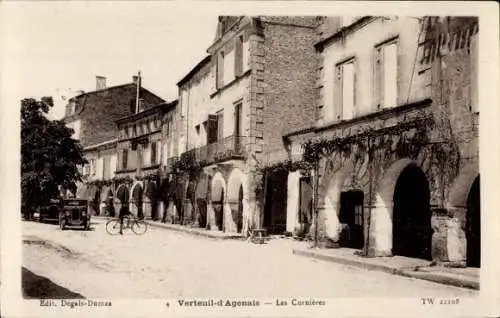 Ak Verteuil-d'Agenais Lot et Garonne, les Cornieres