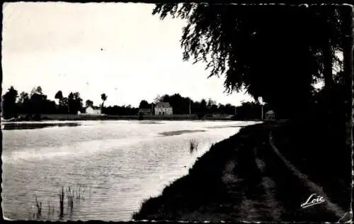 Ak Guipel Ille et Vilaine, bassin de la Plouziere, cafe Grehalle