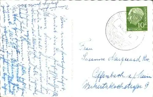 Ak Unterwössen in Oberbayern, Achental, Panorama