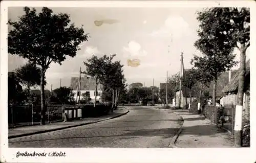 Ak Großenbrode in Ostholstein, Straßenansicht