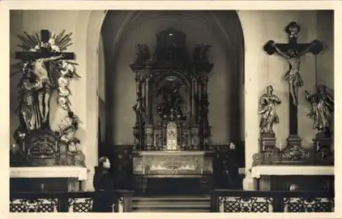 Ak Großheubach am Main Unterfranken, Kloster Engelberg, Kirche