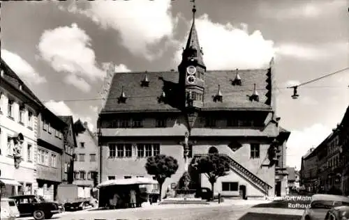 Ak Ochsenfurt in Unterfranken, Rathaus