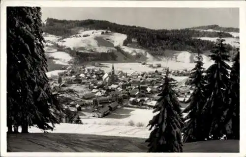 Ak Oberstaufen im Allgäu, mit Kapf, Schnee