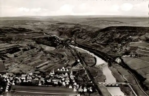 Ak Oberhausen an der Nahe, Blick vom Lemberg, Lemberghütte