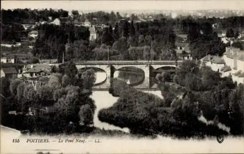 Ak Poitiers Vienne, Pont Neuf