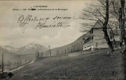 Ak Dienne Cantal, Sanatorium, Montagne