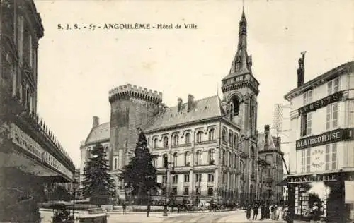 Ak Angoulême Charente, Rathaus