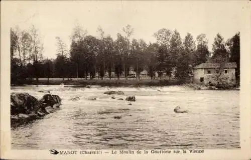 Ak Manot Charente, Moulin de la Goutterie sur la Vienne