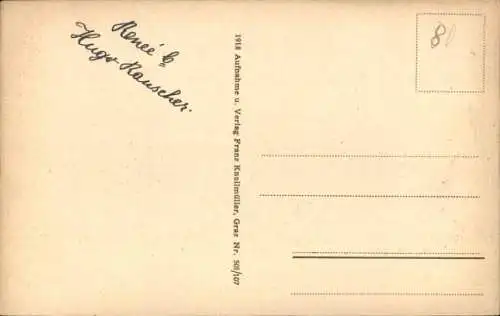 Ak Graz Steiermark, Panorama, Schlossberg