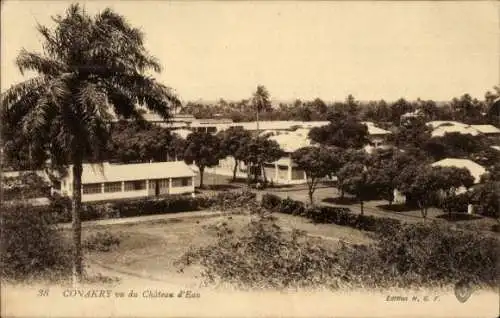 Ak Conakry Konakry Guinea, vom Chateau d’Eau aus gesehen