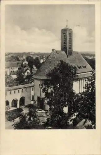 Ak Dresden Neustadt, Evangelisch-lutherische Diakonissenanstalt, Kirche