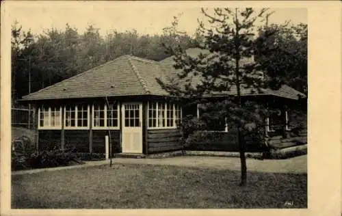 Ak Dresden Nord Hellerau, Sommerhaus am Waldrand, Architekt B. Scott