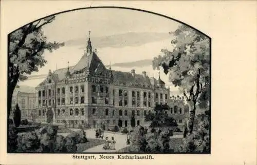 Litho Stuttgart in Württemberg, Neues Katharinastift