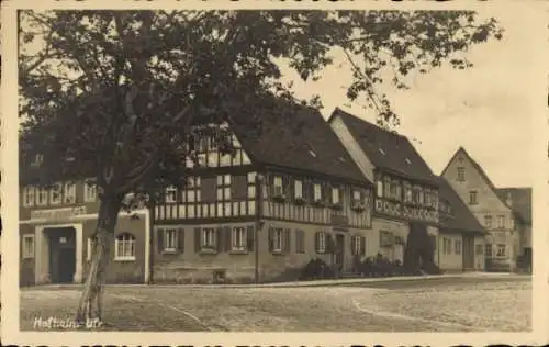Ak Hofheim in Unterfranken, Ortspartie, Gasthaus