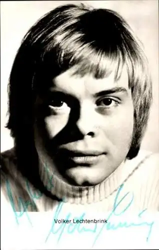Ak Schauspieler Volker Lechtenbrink, Portrait, Autogramm