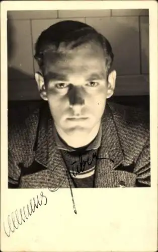 Ak Schauspieler Clemens Gruber, Portrait, Autogramm