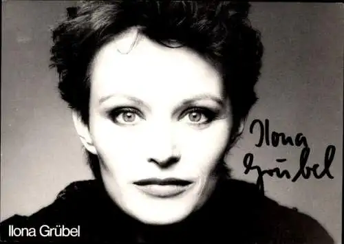 Ak Schauspieler Ilona Grübel, Portrait, Autogramm