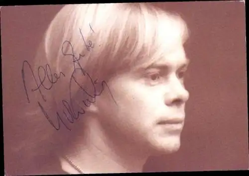 Ak Schauspieler und Sänger Volker Lechtenbrink, Portrait, Autogramm