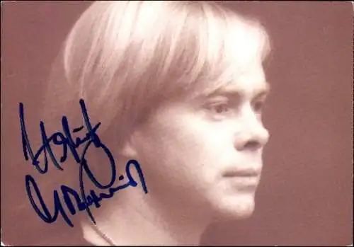 Ak Schauspieler und Sänger Volker Lechtenbrink, Portrait, Autogramm