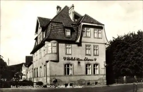 Ak Bad Liebenstein im Thüringer Wald, HOG Hotel zum Löwen