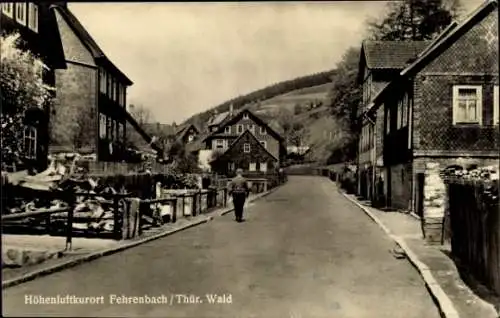 Ak Fehrenbach Masserberg in Thüringen, Straßenpartie