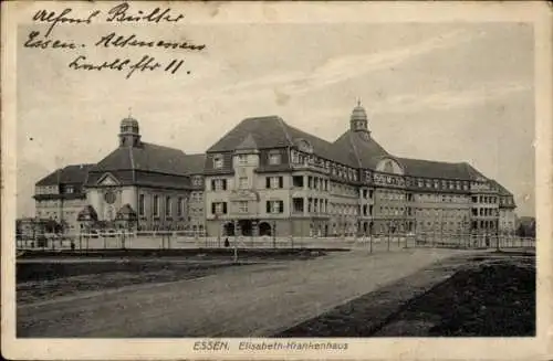 Ak Essen Ruhrgebiet, Elisabeth-Krankenhaus