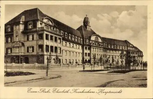 Ak Essen Ruhrgebiet, Elisabeth-Krankenhaus