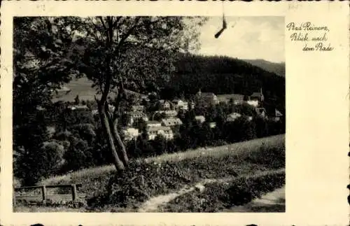 Ak Duszniki Zdrój Bad Reinerz Schlesien, Blick nach dem Bade, Feldweg