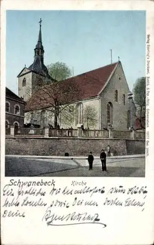 Ak Schwanebeck Bad Belzig Brandenburg, Kirche