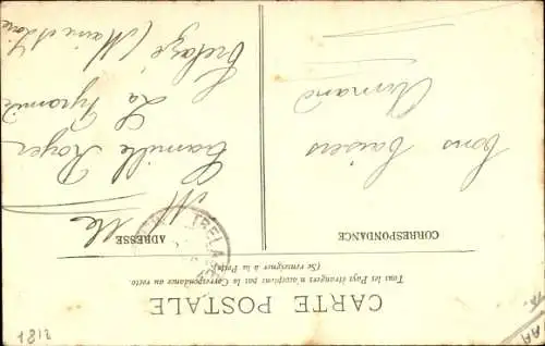 Ak Französisches Kriegsschiff Jaureguiberry