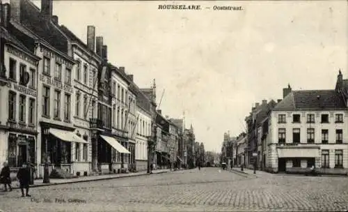 Ak Roeselare Roeselaere Rousselare Roulers Westflandern, Ooststraat