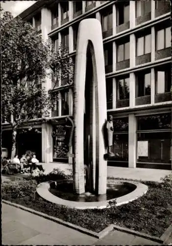 Ak Köln am Rhein, Springbrunnen, Stadtsparkasse