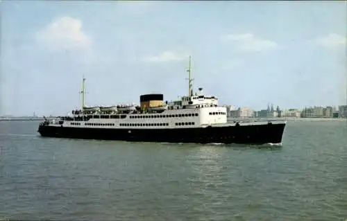 Ak Fährschiff Koning Albert, Strecke Ostende Dover