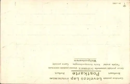 Präge Litho Zwei weiße Ratten, Mäuse, Haselnuss