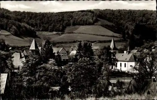 Ak Brunskappel Olsberg im Sauerland, Gesamtansicht