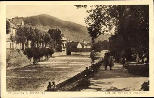 Ak Freiburg im Breisgau, Dreisam