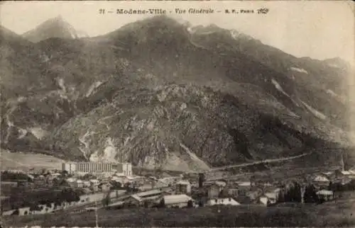 Ak Modane Savoie, Ville, vue generale