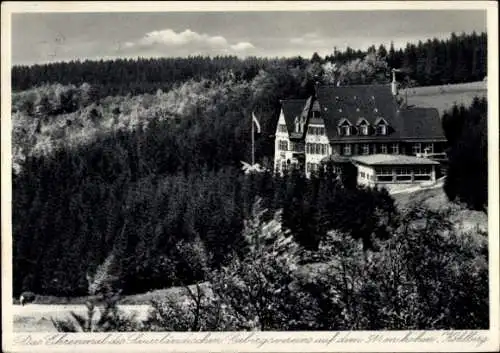 Ak Dahle Altena im Sauerland, Ehrenmal des Sauerländischen Gebirgsvereins auf dem Kohlberg