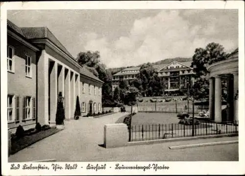 Ak Bad Liebenstein im Thüringer Wald, Kurhaus, Brunnentempel