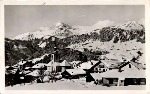 Ak Notre Dame de Bellecombe Savoie, Panorama, Charvin