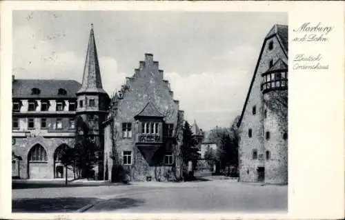 Ak Marburg an der Lahn, Deutsch Ordenshaus