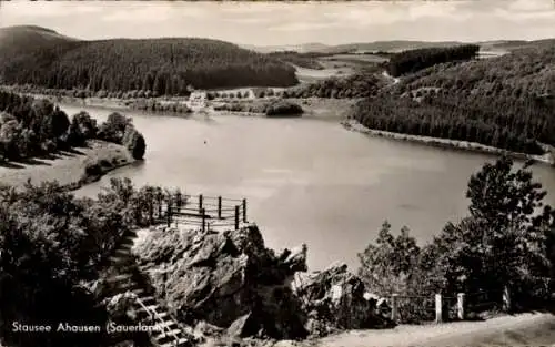 Ak Ahausen Finnentrop im Sauerland, Stausee