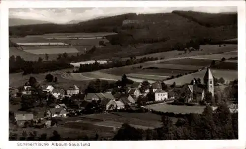 Ak Albaum Kirchhundem im Sauerland, Panorama