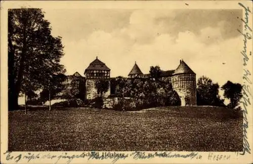 Ak Breitenbach am Herzberg, Burg Herzberg