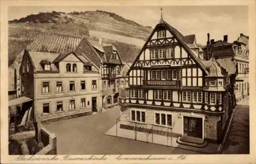 Ak Assmannshausen Rüdesheim am Rhein, Hotel alte Bauernschänke