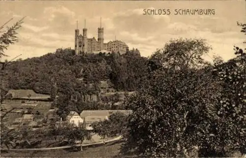 Ak Balduinstein an der Lahn, Schloss Schaumburg