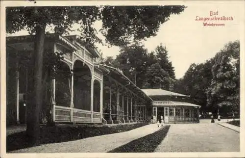 Ak Langenschwalbach Bad Schwalbach im Taunus, Weisbrunnen