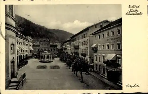 Ak Bad Wildbad im Schwarzwald, Kurplatz