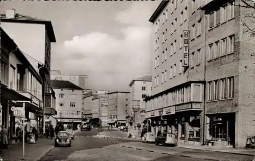 Ak Pforzheim im Schwarzwald, Blick vom Sedanplatz, Roßbrücke, Hotel