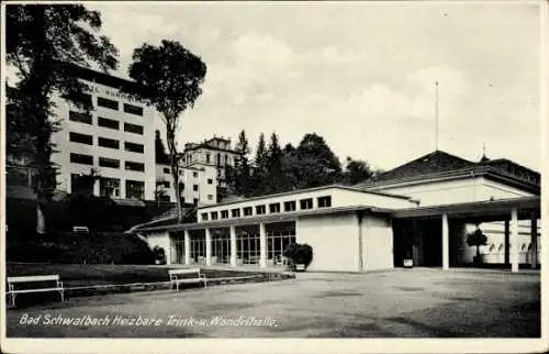 Ak Bad Schwalbach im Taunus, Trink- und Wandelhalle